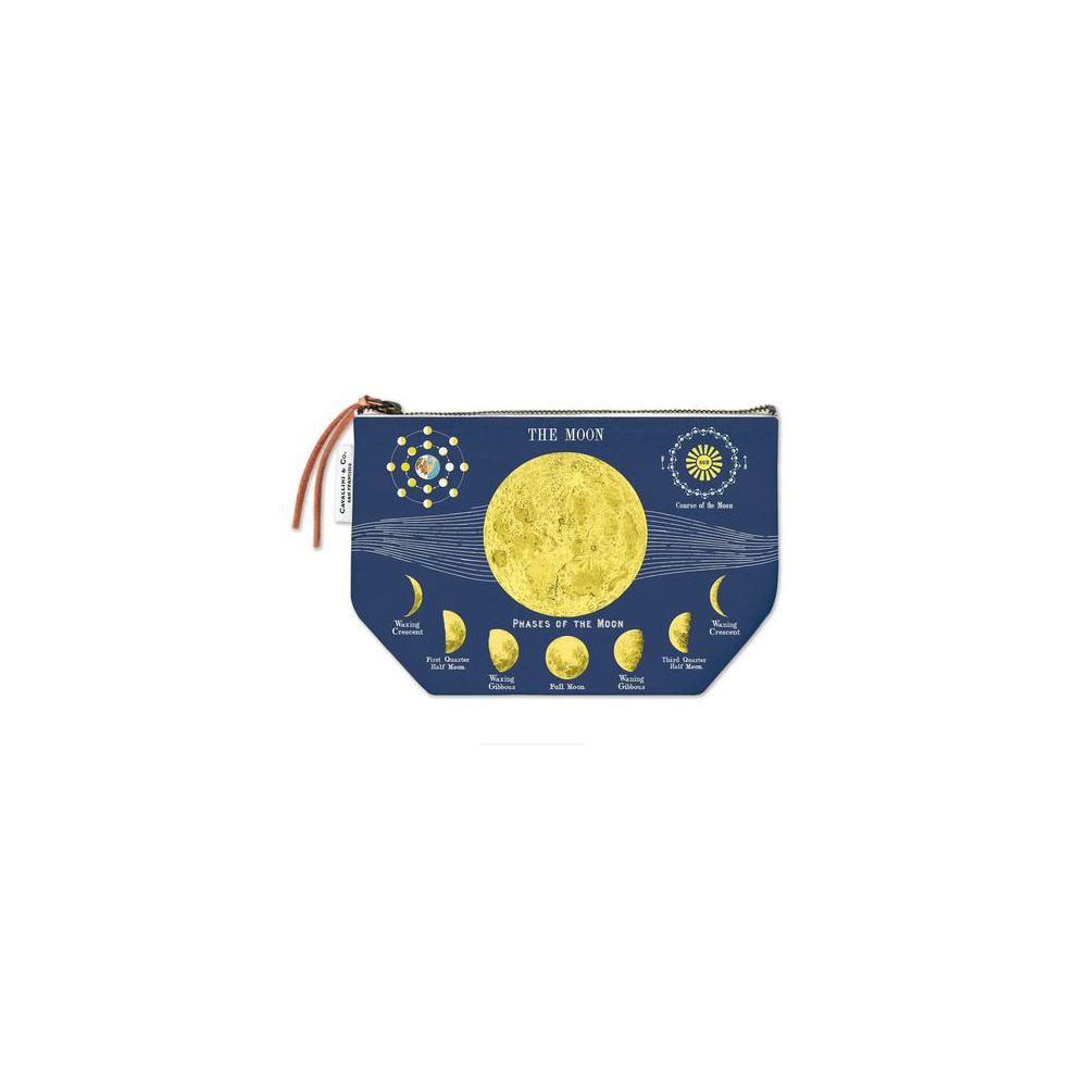 Cavallini, Pouch, Art & School, Unisex, Moon, 689972